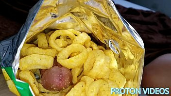 Play Watching movie with Mary Redqueen and eating "Special Snack" ends into a hot fucking - p1