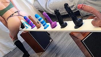 Play Choosing the Best of the Best! Doing a New Challenge Different Dildos Test (with Bright Orgasm at the end Of course)