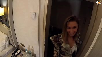 Play POV: Fucking blonde yoga teacher in the hotel room