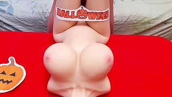 Play ANAL HARDCORE FUCK FOR HAPPY HALLOWEEN - AMATEUR EXTRA SMALL TEEN 18 years VERY BIG TITS HUGE ASS FUCKED HARD BIG COCK MAN. BIG BUUBLE BUTT PETITE TEEN. HOMEMADE FUCKING SEX DOLL