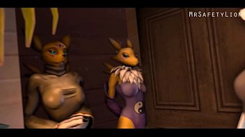 Play Sly Cooper Fucks Renamon and Taomon! by MrSafetyLion