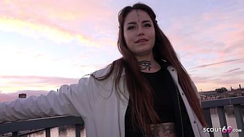 Play GERMAN SCOUT - Inked next Generation College Girl Jess Mori Pickup for Casting Fuck