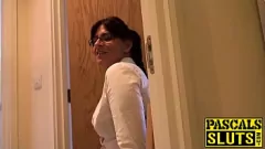 Play Big Cock Licking MILF Amber in Glasses Gets Hard Ridden