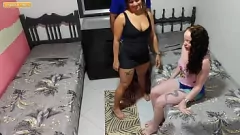 Play BBW Lesbian Orgy with Newcomer