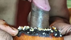 Play Desi Wife's Naughty Donut Cock Play