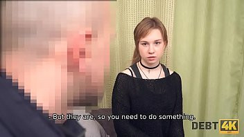 Play DEBT4k. Jobless lassie should ride mature mans cock for new iPhone