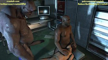 Play Lara Croft getting face fucked by Coach and then brutal rough sex with Cyclop