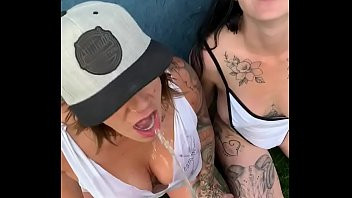 Play Wife kimmy and her bestie enjoying golden shower